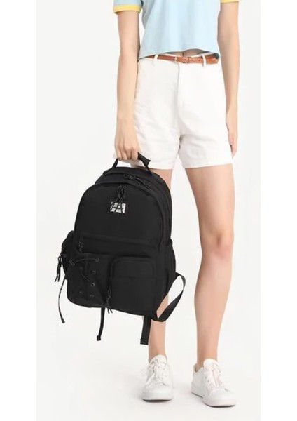 Smartbags Okul Boy Laptop Gözlü Sırt Çantası 2022-3205 Siyah