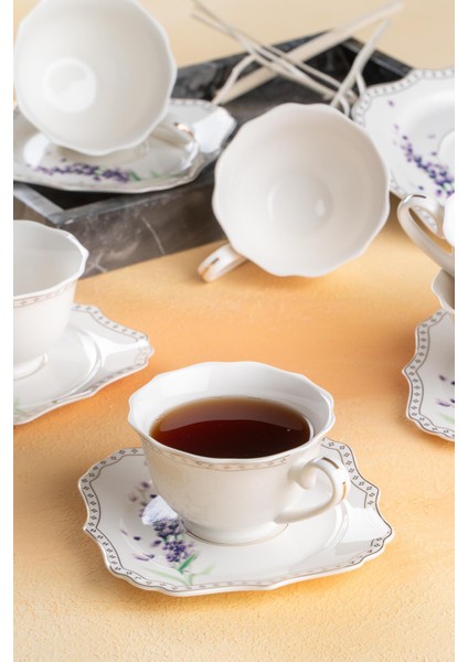 Love Garden 6 Kişilik Çay Fincanı Takımı