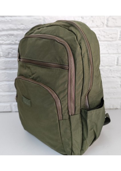 Krinkıl Kumaş Kırmızı Su Geçirmez Dört Gözlü Okul Sırt Çantası (Yerli Üretim) fiyatları