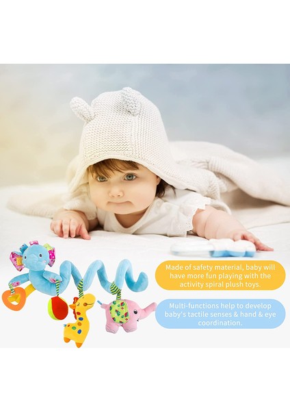 Bebek Pram Beşik Asma Sarı Sevimli Küçük Geyik Peluş Oyuncaklar C (Yurt Dışından)