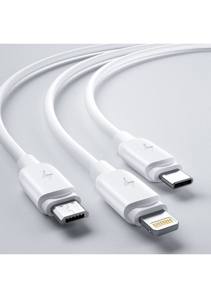 S5 1 Metre 5V/3A (Max.) Type-C Şarj ve Data Aktarım Kablosu