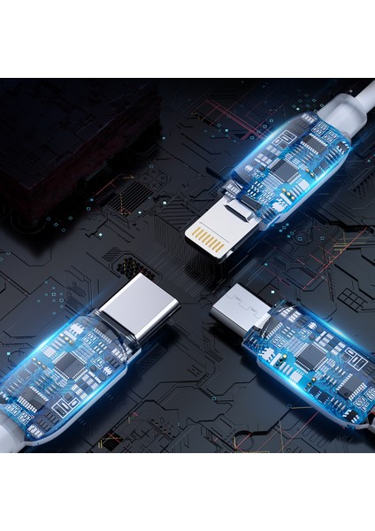 S5 1 Metre 5V/3A (Max.) Type-C Şarj ve Data Aktarım Kablosu