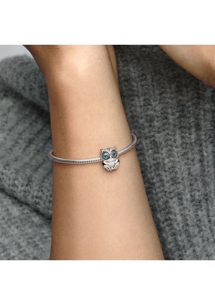 798397NBCB Işıltılı Baykuş Charm fiyatları