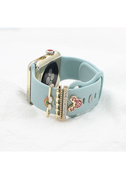 Apple Watch Kordon Süsü Paslanmaz Kararmaz Gökkuşagı modelleri