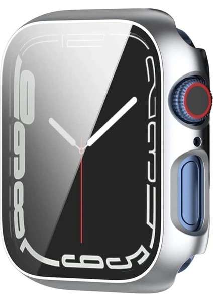 Apple Watch 8 Ultra 360 Tam Koruma (49 Mm) Pc Sert Ekran ve Kasa Koruyucu Kılıf Yüksek Kalite