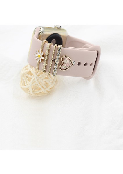 Apple Watch Kordon Süsü Paslanmaz Kararmaz Papatya