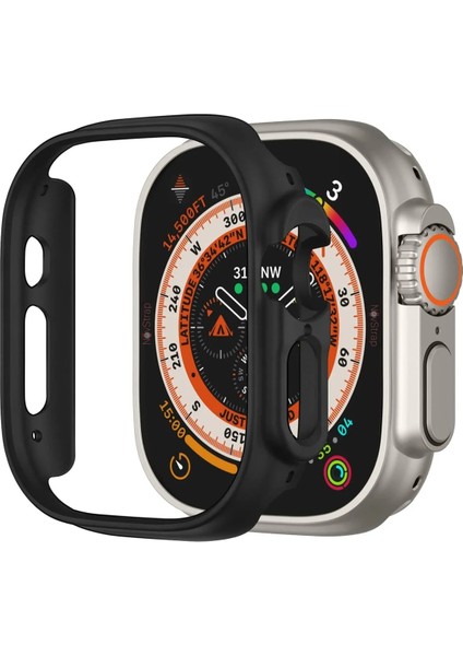 Apple Watch 8 Ultra 360 Tam Koruma (49 Mm) Pc Sert Ekran ve Kasa Koruyucu Kılıf Yüksek Kalite