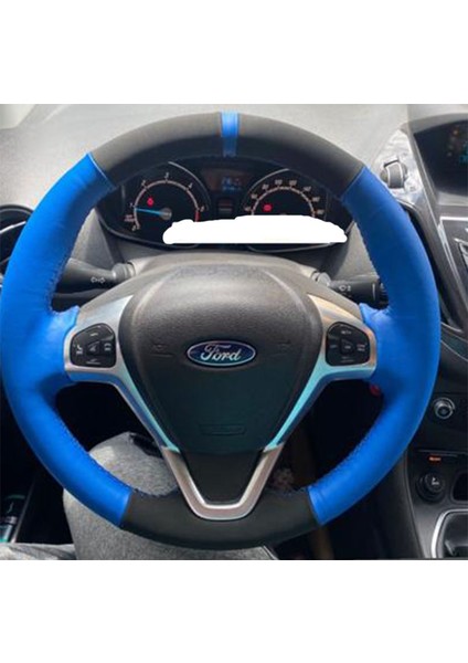 Ford Fiesta -COURİER uyumlu mavi siyah Direksiyon Kılıfı indirimleri