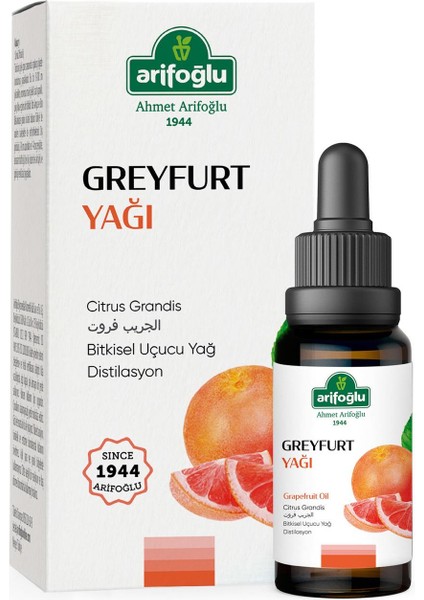 %100 Saf ve Doğal Greyfurt Yağı 10 ml