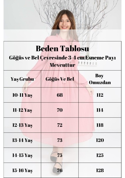 Kız Çocuk Uzun Boydan ELBISE-ELB-0035