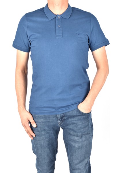 RYM-4090 Polo Yaka Tişört/marin/l