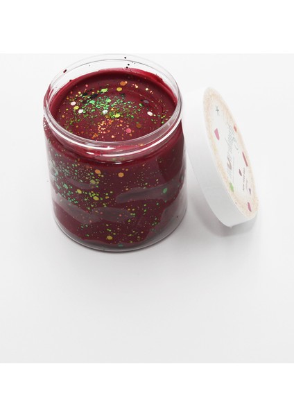 Mundough New Year Red Glittering Double Doğal Oyun Hamuru