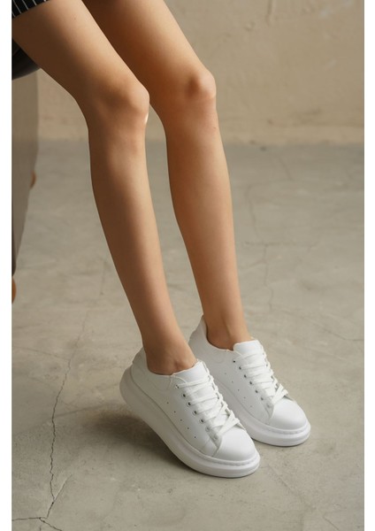 Kadın Bloom Bağcıklı Spor Ayakkabı Beyaz fiyatları