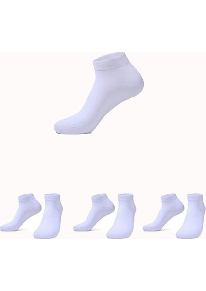 3lü Erkek Kısa Patik Çorap Penye Pamuklu Ekonomik Spor Çorabı