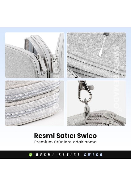 Swico Remado Kablo Saklama Taşıma Kılıfı Seyahat Organizer Çanta (Yurt Dışından)