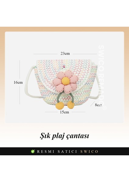 Yaz Plaj Çantası Pamuklu Dokuma Omuz Çantası (Yurt Dışından) modelleri