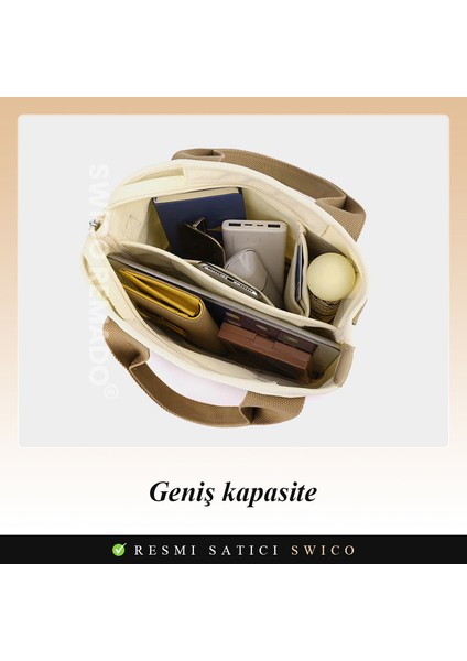 Kadınlar Için Şık Kanvas Omuz Çantası (Yurt Dışından) fırsatları