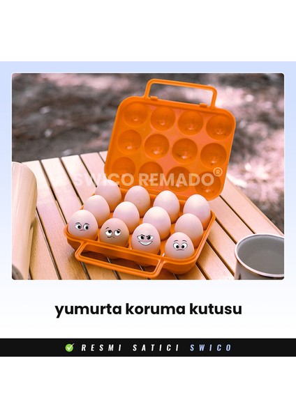 Kamp Yumurta Koruma Kutusu Yumurta Saklama Kabı 2'Li Paket (Yurt Dışından) fiyatları