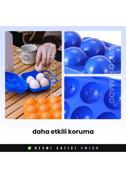 Kamp Yumurta Koruma Kutusu Yumurta Saklama Kabı 2'Li Paket (Yurt Dışından) fırsatları
