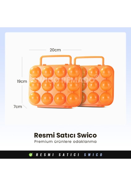 Kamp Yumurta Koruma Kutusu Yumurta Saklama Kabı 2'Li Paket (Yurt Dışından) indirimleri