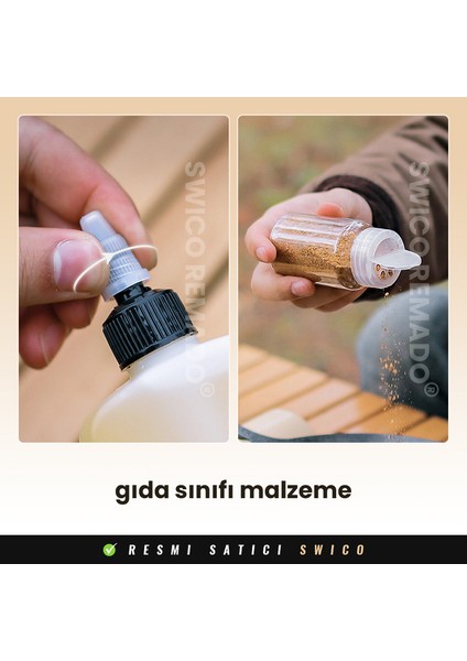 Saklama Çantası İle Taşınabilir Kamp Çeşni Şişeleri Seti (Yurt Dışından) fırsatları