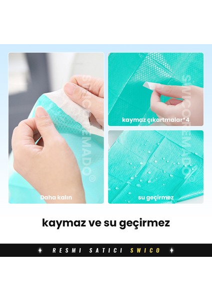 Swico Remado Tek Kullanımlık Klozet Kapağı Pedi Koruyucusu 30 Adet (Yurt Dışından)