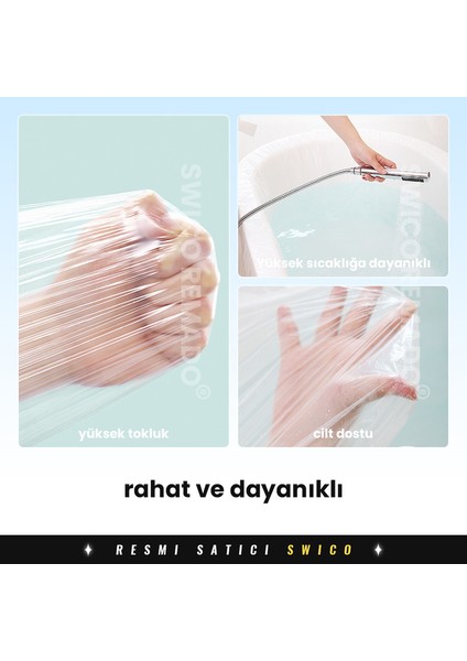 Tek Kullanımlık Küvet Astarı Plastik Poşet 10 Adet (Yurt Dışından) modelleri