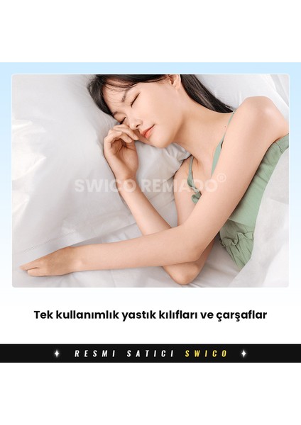 Tek Kullanımlık Çarşaf 2 Adet Ve Tek Kullanımlık Yastık Kılıfı 4 Adet (Yurt Dışından)