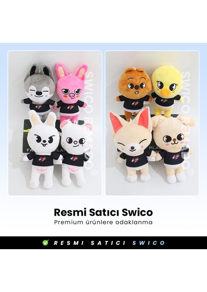 Swico Remado K-Pop Stray Kids Skzoo Jiniret Peluş Oyuncak 22cm (Yurt Dışından)