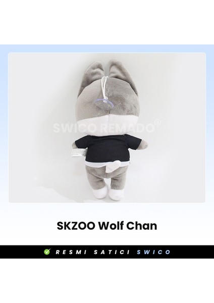 Swico Remado K-Pop Stray Kids Skzoo Wolfchan Peluş Oyuncak 22cm (Yurt Dışından)