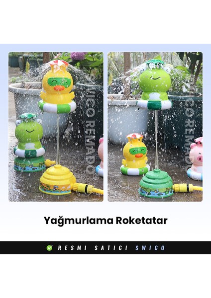 Dönen Su Fıskiyesi Çocuklar Için Dış Mekan Su Oyuncakları (Yurt Dışından)