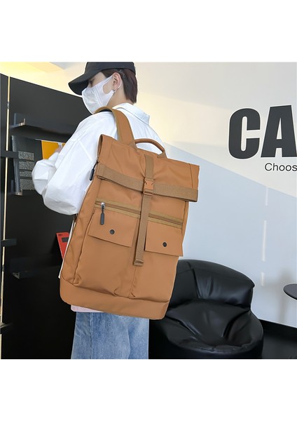 Unisex Için Sırt Işe Gidip Gelen El Tek Omuz Büyük Kapasiteli Su Geçirmez Naylon Sırt Kolej Tarzı Çantası (Yurt Dışından) fiyatları