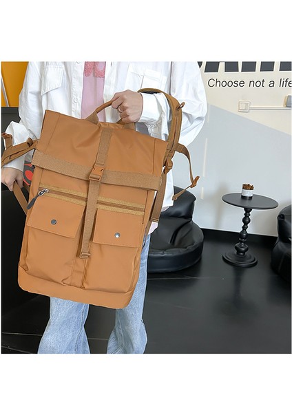 Unisex Için Sırt Işe Gidip Gelen El Tek Omuz Büyük Kapasiteli Su Geçirmez Naylon Sırt Kolej Tarzı Çantası (Yurt Dışından) fırsatları