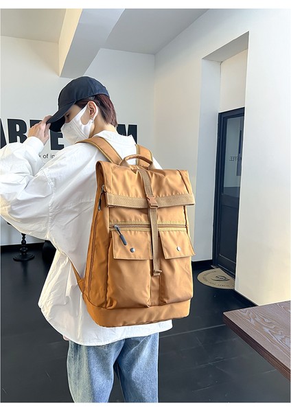 Unisex Için Sırt Işe Gidip Gelen El Tek Omuz Büyük Kapasiteli Su Geçirmez Naylon Sırt Kolej Tarzı Çantası (Yurt Dışından) indirimleri