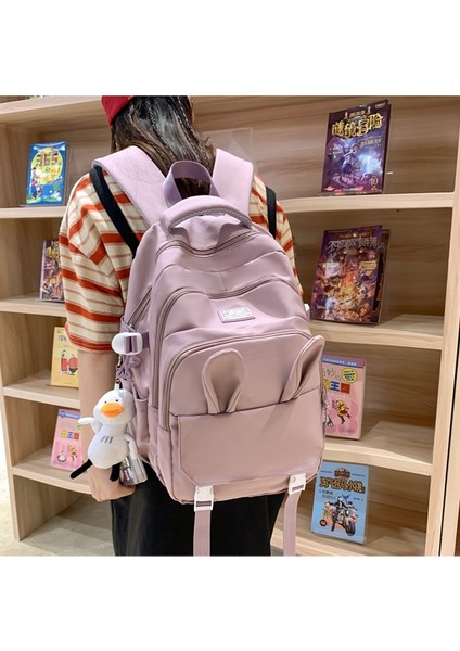 Okul Kız Ilkokul Öğrencisi Çocuk Ortaokul Öğrencisi Büyük Kapasiteli Hafif Sevimli Tatlı Omuz Çantası (Yurt Dışından) fırsatları