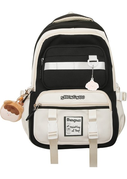 Kampüs Tarzı Sırt Kadın Lise Öğrencileri Ortaokul Öğrencileri Büyük Kapasiteli Okul Bilgisayar Sırt Gelgit Çantası (Yurt Dışından)