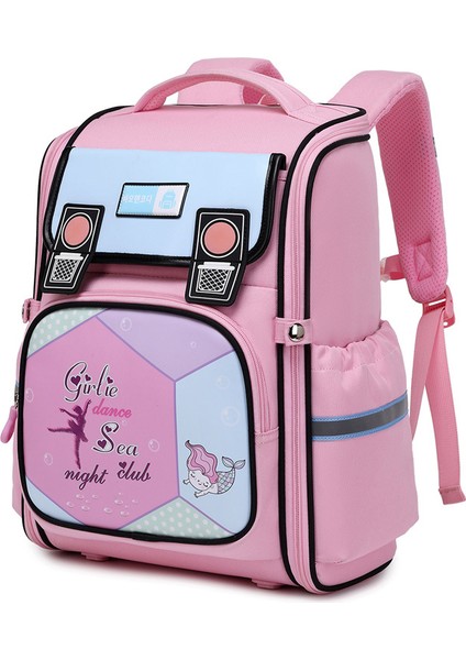 Dikey Versiyon Karikatür Ilkokul Öğrencileri 3-6 Sınıflar Yükü Azaltan Okul Çocuk Sırt Çantası (Yurt Dışından)