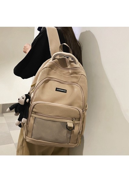 Sırt Lise Erkek Üniversite Öğrencisi Okul Kadın Sırt Çantası (Yurt Dışından) indirimleri