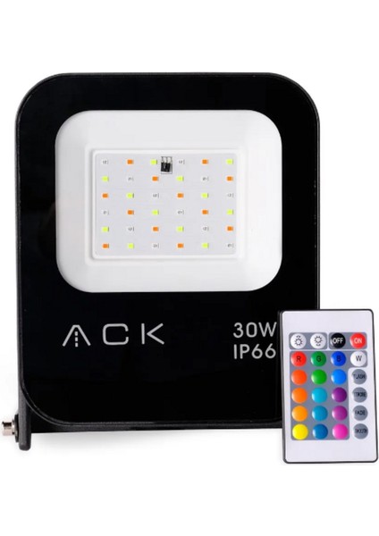 30 Watt Rgb Uzaktan Kumandalı LED Projektör Çok Renkli Projektör