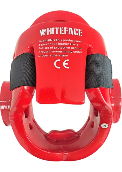 Whiteface Taekwondo Camlı Mantar Kask (Kırmızı)