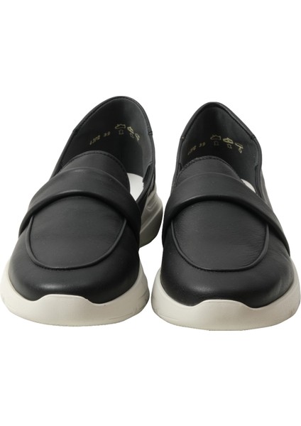 Kadın Sneaker 43P2 Frau Mousse Leather Nero