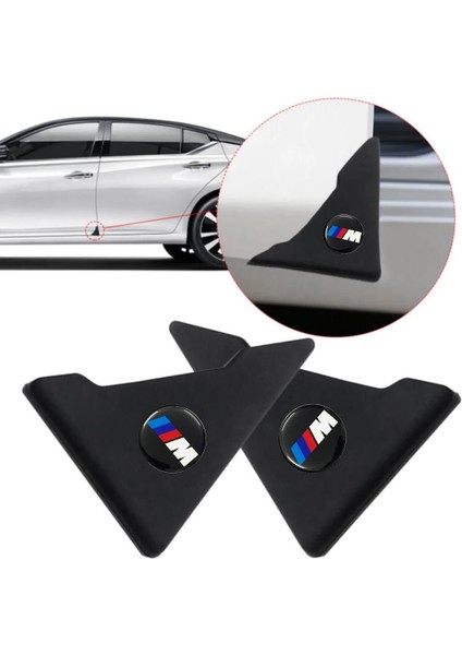 Bmw M Logolu Kapı Koruma Kenar Köşe Koruyucu Çarpma Çizilme Önleyici 2 adet