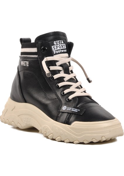23K310-20 Siyah Bağcıklı Kadın Sneaker Bot modelleri