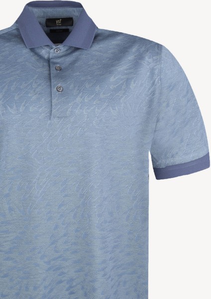 Erkek Lacivert Desenli Polo Yaka Tshirt fiyatları