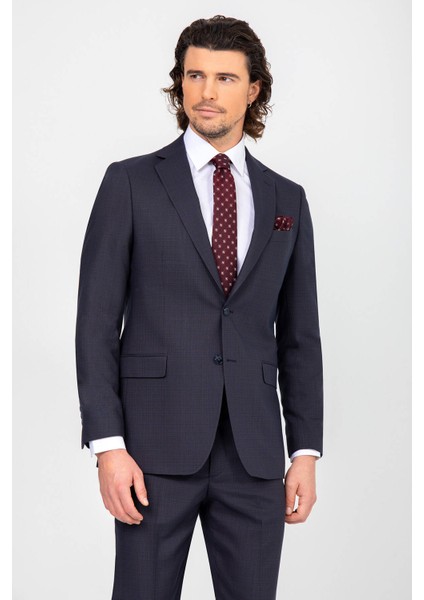 Erkek Kahverengi Regular Fit Takım Elbise
