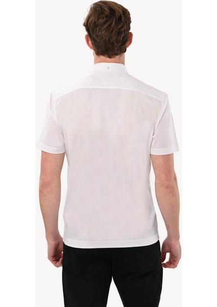 Erkek Beyaz Klasik Tshirt indirimleri