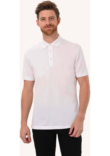 Erkek Beyaz Cotton Regular Fit Tshirt fiyatları