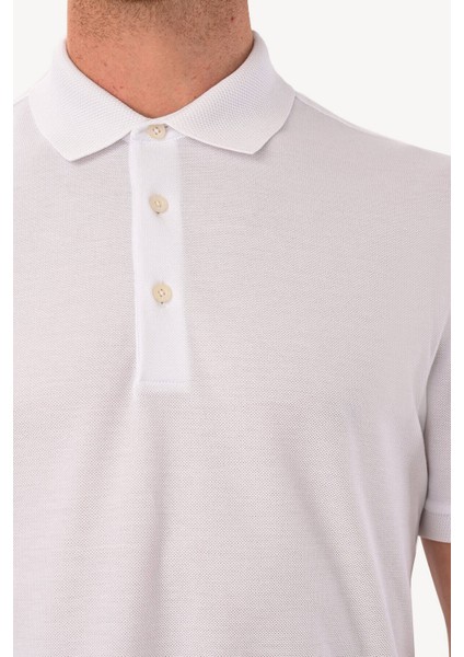 Erkek Beyaz Cotton Regular Fit Tshirt fırsatları