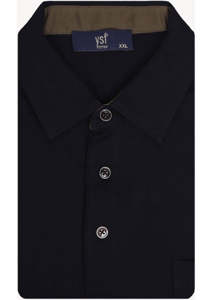 Erkek Siyah Regular Fit Cotton Polo Yaka Tshirt
