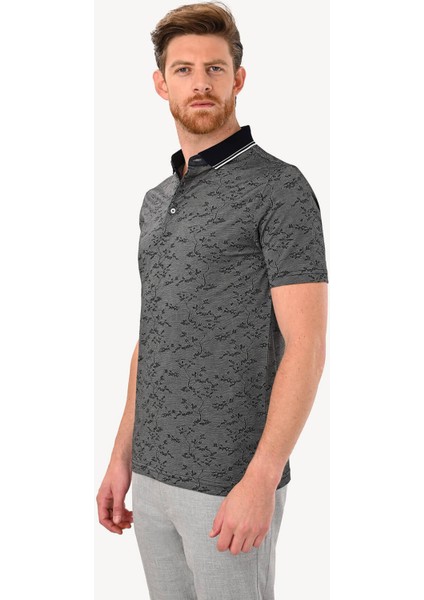 Erkek Gri T-Shirt Polo Yaka fiyatları